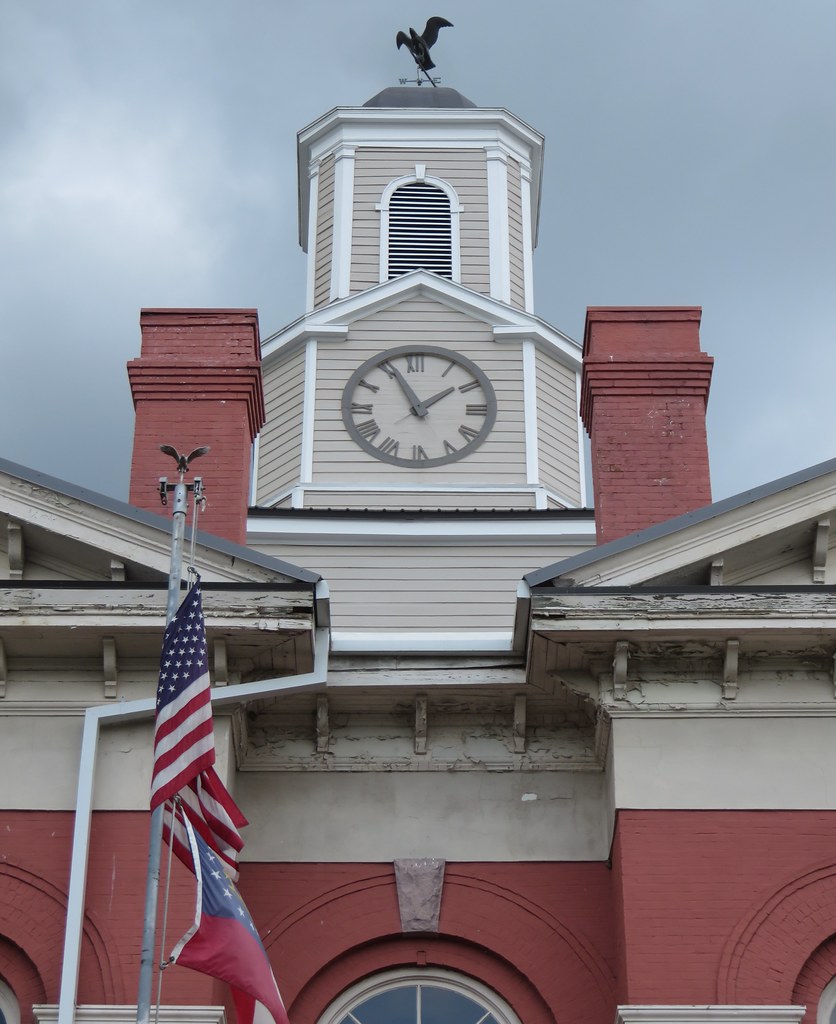 Johnson County Courthouse Clock (Wrightsville, Flickr
