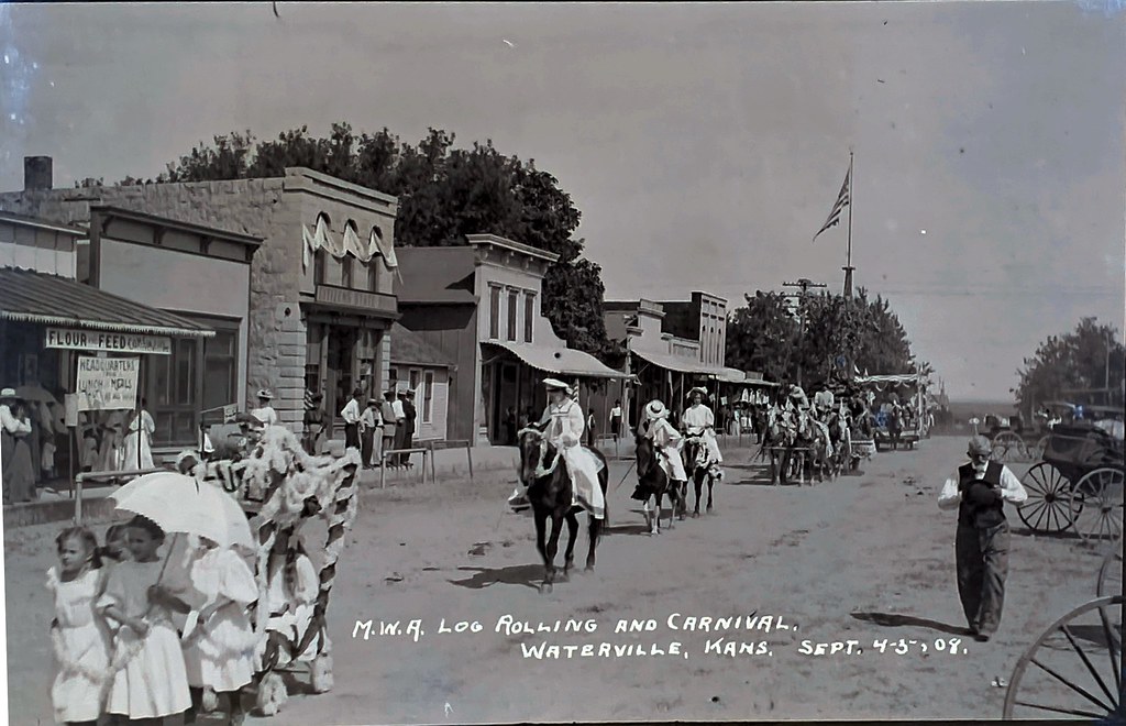 MWA Log Rolling & Carnival, Waterville, KS Sept 45, 1908 Flickr