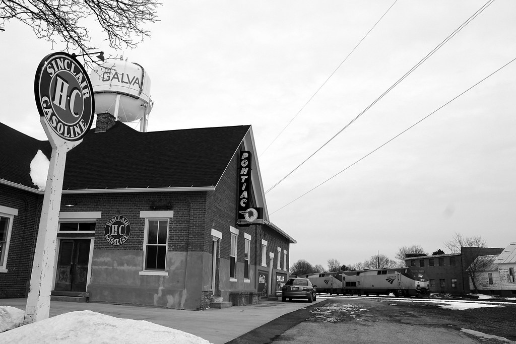 Galva, IL Amtrak passing by in Galva, IL. early 2022. Christian