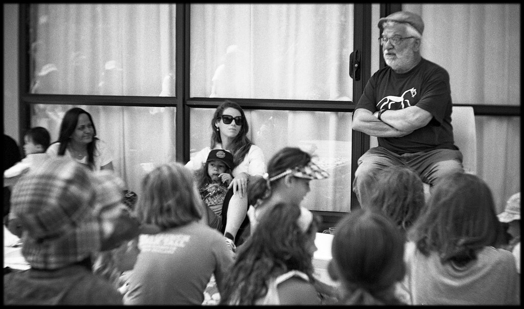 The Storyteller Storyteller Michael O'Leary at the Aucklan… Flickr