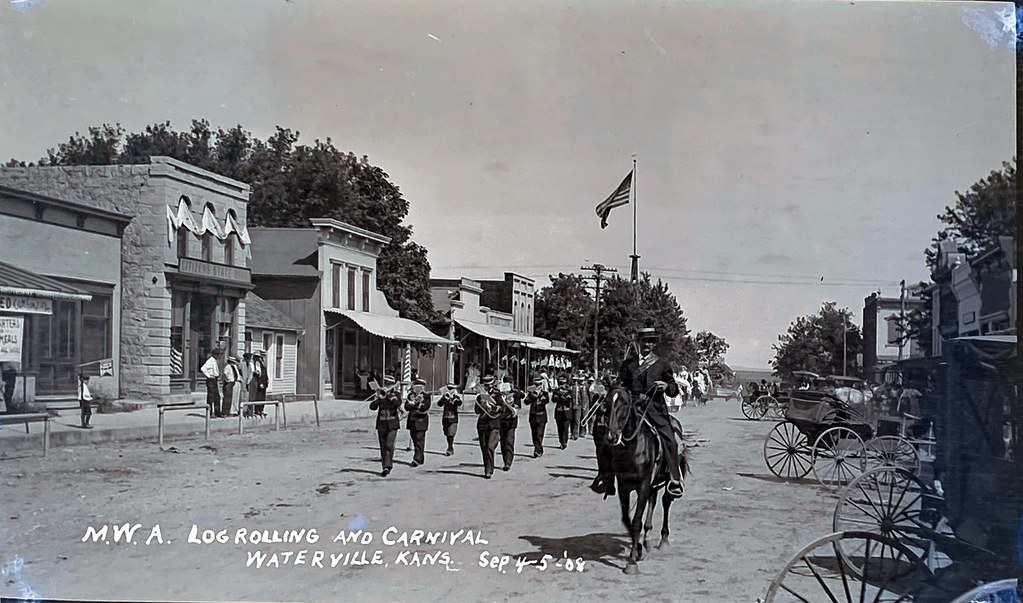 MWA Log Rolling & Carnival, Waterville, KS Sept 45, 1908 Flickr