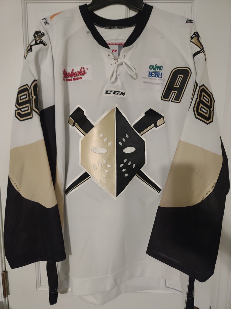 Chaz Johnson Wheeling Nailers Game Worn Jersey ECHL Flickr