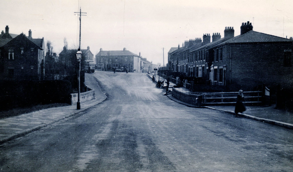Black Bull Lane, Preston c.1930 Image courtesy of Mike Rho… Flickr