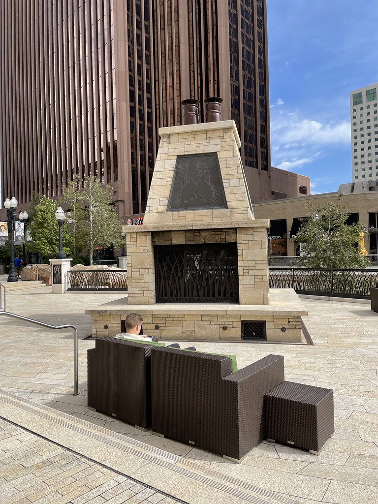Outdoor fireplace Salt Lake City, Utah ``` November Rain ``` Flickr