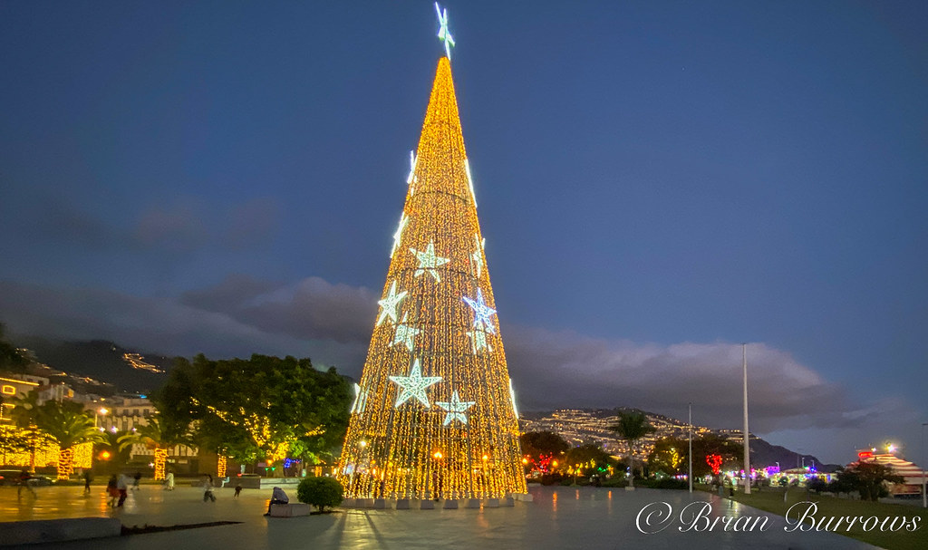Funchal by night Funchal's Christmas lights are beautiful Brian