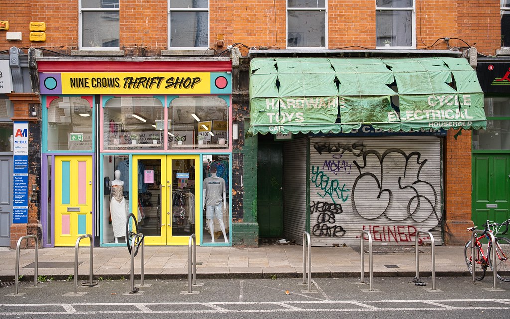 Nine Crows Thrift Shop On Mary Street, Dublin, Ireland Flickr