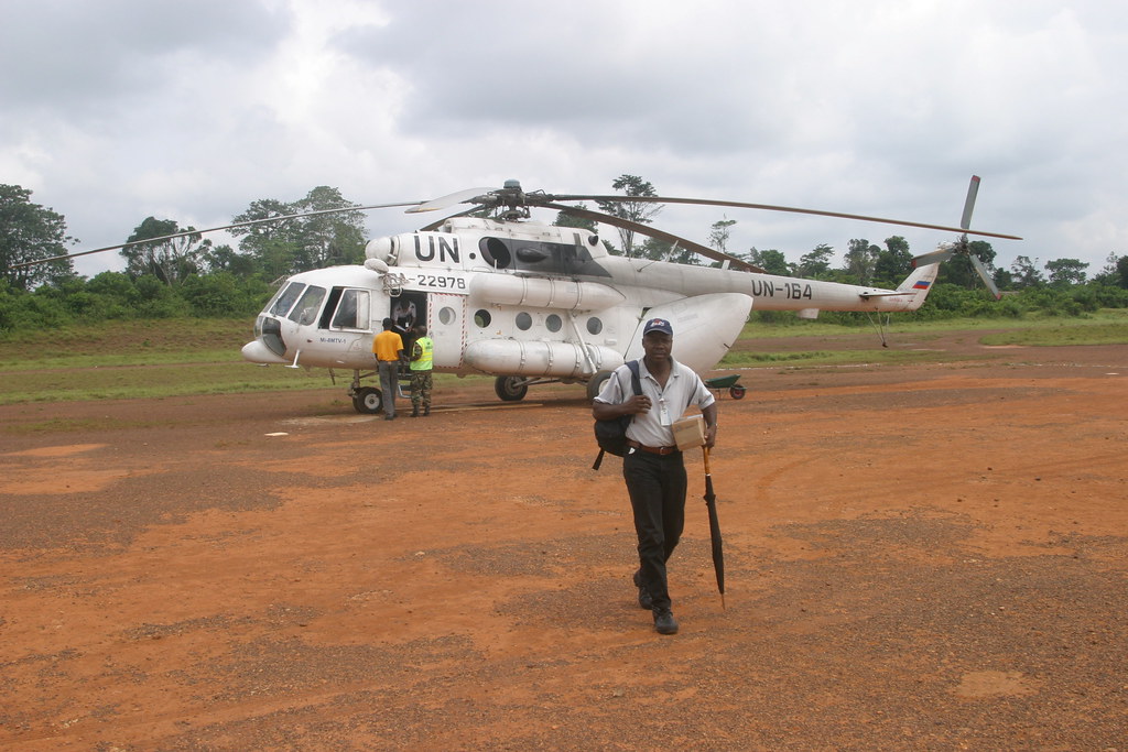 UN Flight from Monrovia to Zwedru, Liberia J Sidle Flickr