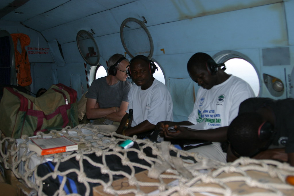UN Flight from Monrovia to Zwedru, Liberia J Sidle Flickr