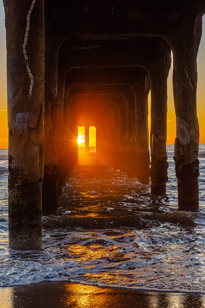 Manhattan Beach Pier Henge Sunset Alignment January 24, 20… Flickr