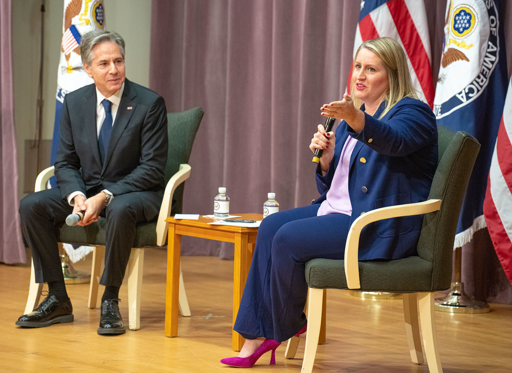 Secretary Blinken Holds a Global Workforce Town Hall Flickr