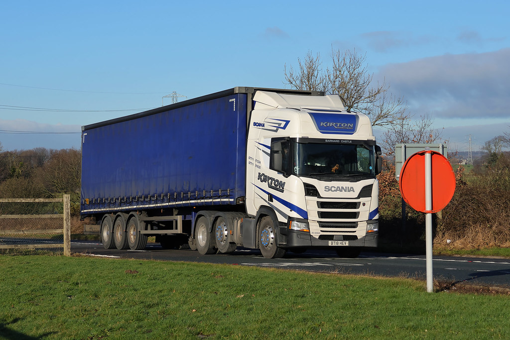 Kirton Haulage Ltd Scania R450 BT18HEV M6 Lancaster servic… Flickr