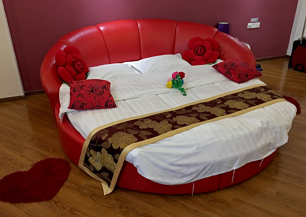 Love Hotel Bed Was doing a little herping nearby, this was… Flickr