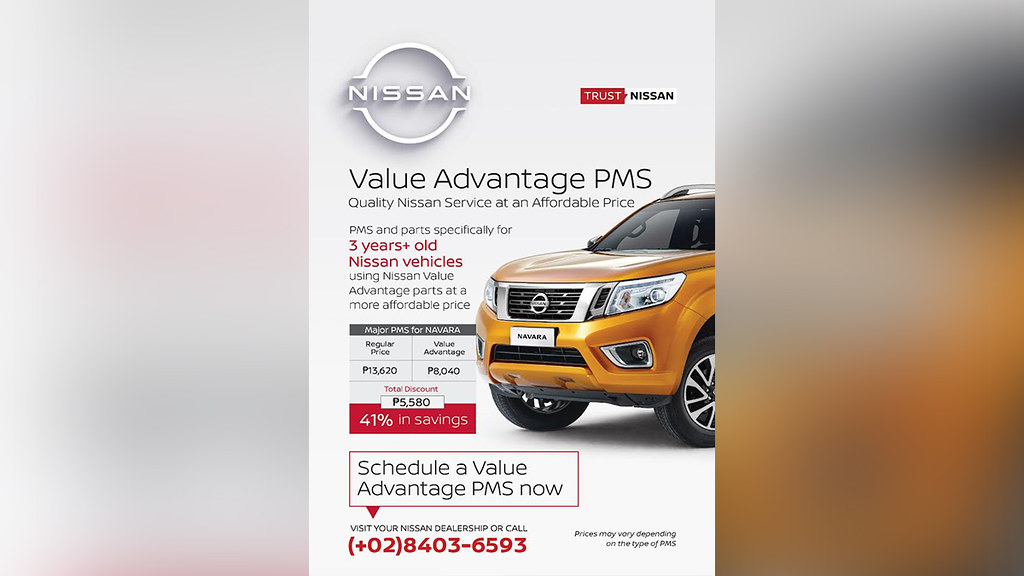 Nissan offers great savings with the Value Advantage PMS program 2nd Opinion