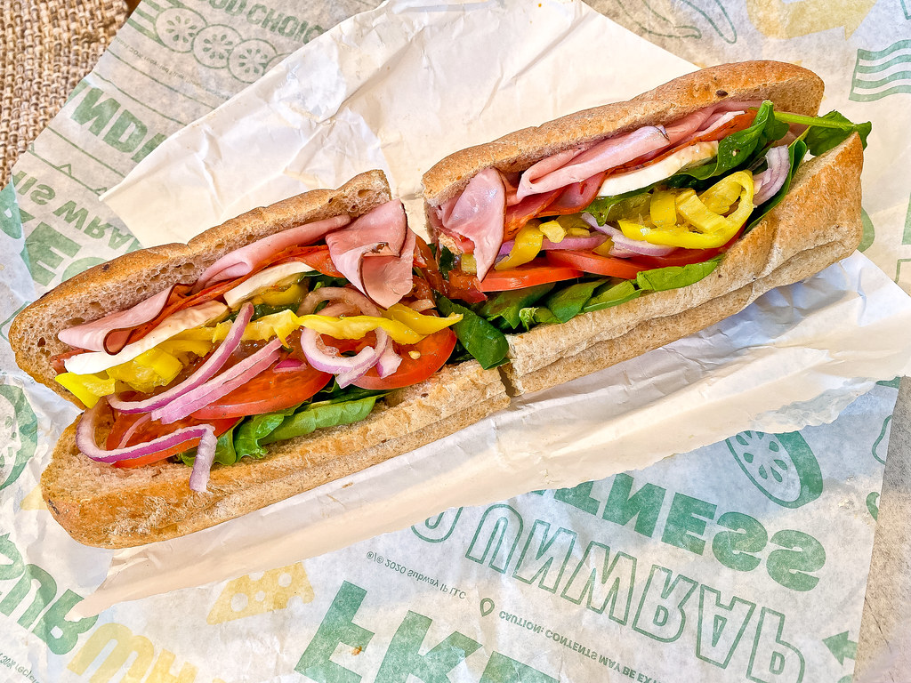 Footlong Bella Mozza on Fresh Baked Artisan Wheat Bread … Flickr