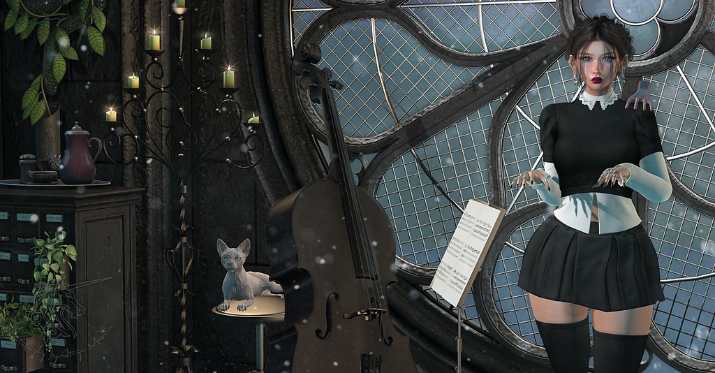 Wednesday Paint It Black 🎧 Wednesday Addams Paint It B… Flickr