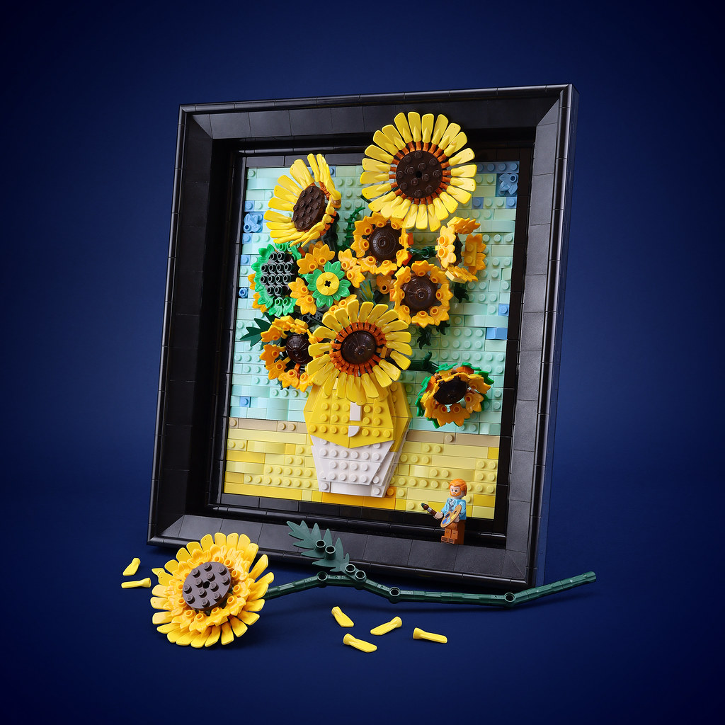 Van Gogh's Sunflowers LEGO 7 Flickr