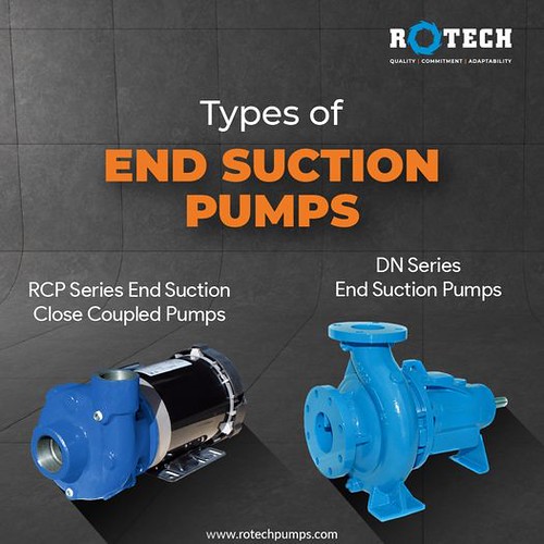 Types of End Suction Pumps Rotech has much more tha… Flickr