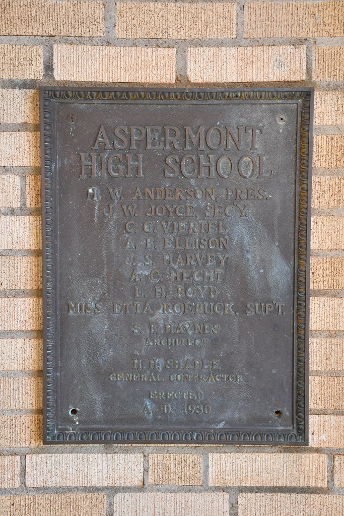 Old Aspermont High School (Aspermont, Texas) a photo on Flickriver