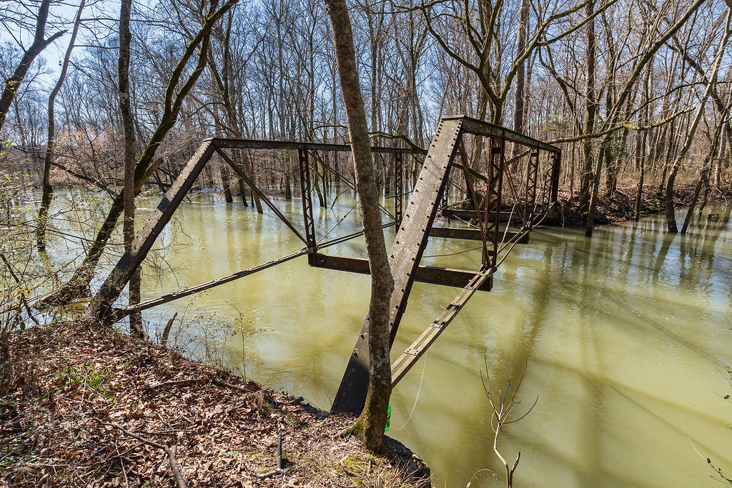 Old Jenkins Road Bridge Abandoned half hip pony truss brid… Flickr
