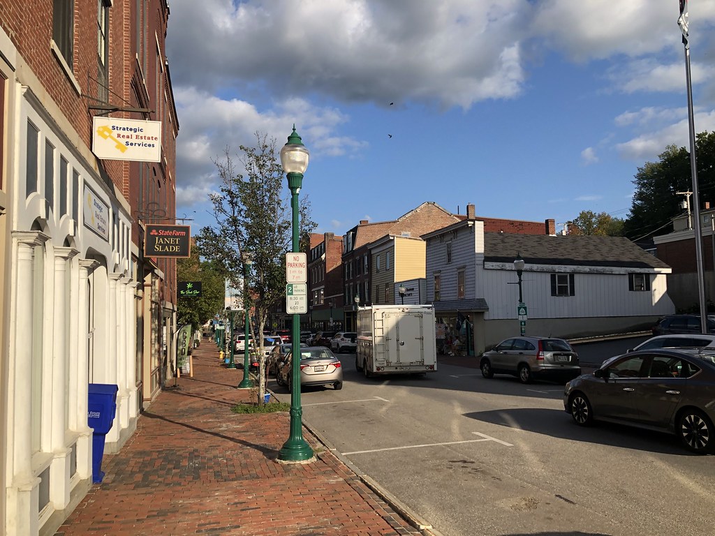 Gardiner, Maine, Water Street and Downtown Austin Dodge Flickr