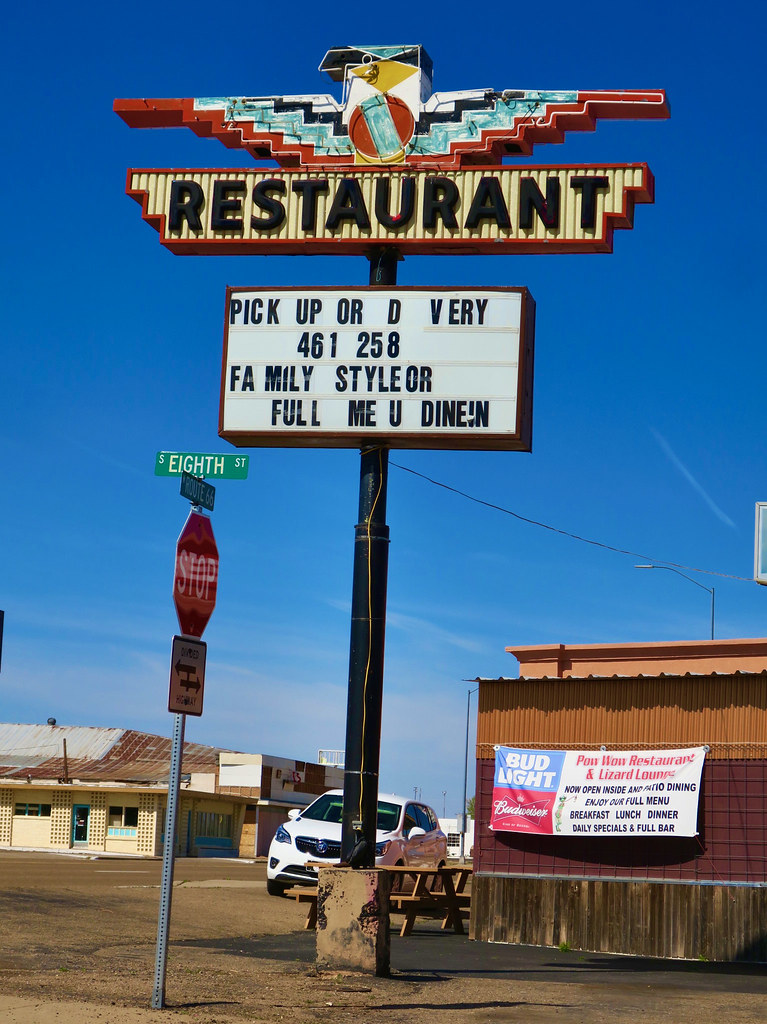 Pow Wow Restaurant & Lizard Lounge, Tucumcari, NM Pow Wow … Flickr