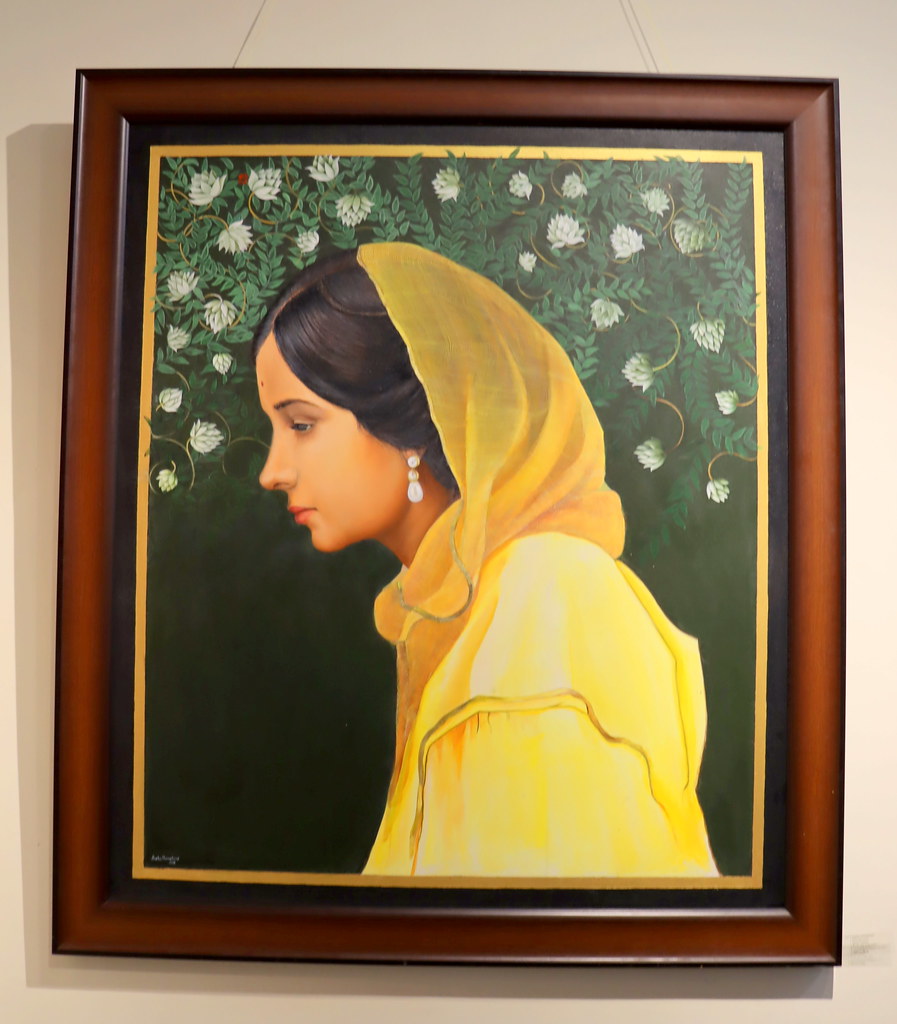 Painting Lady in Deep Thoughts Painting Lady in Deep Tho… Flickr