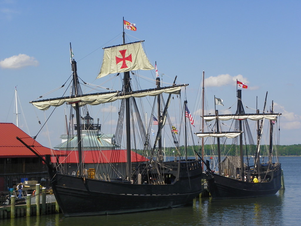 The Nina and the Pinta replicas at St Michaels History Lover Flickr
