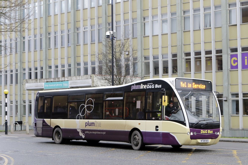 Hanley Bus Station Optare Versa WT08BUS 28/01/23 Neil Davies Flickr