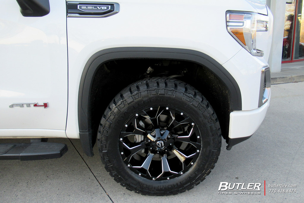 GMC Sierra AT4 with 20in Fuel Assaults Wheels and Mickey T… Flickr