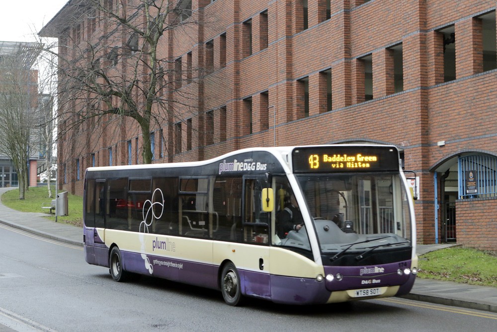 Hanley Bus Station Optare Versa WT58SOT 28/01/23 Neil Davies Flickr