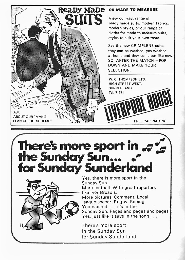 Sunderland vs Cardiff City 1973 Page 14 Miles McClagan Flickr