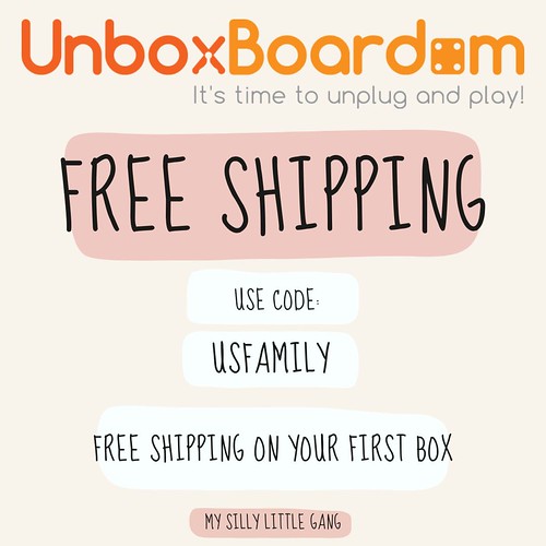 UnboxBoardom Free Shipping Coupon My Silly Little Gang