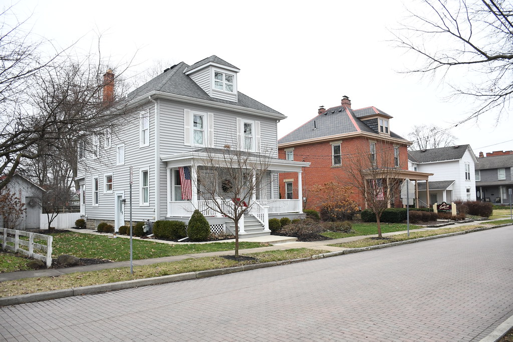 Homes along Home Street, Westerville, Ohio Todd Jacobson Flickr