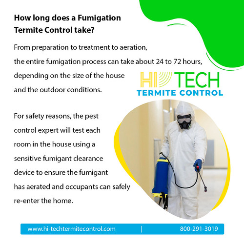 How Long Does A Fumigation Termite Control Take? Safe and … Flickr