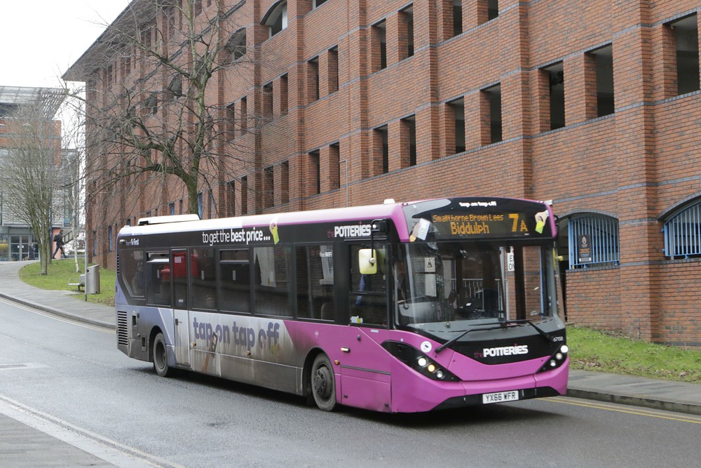 Hanley Bus Station Enviro 200 YX66WFR 28/01/23 Neil Davies Flickr