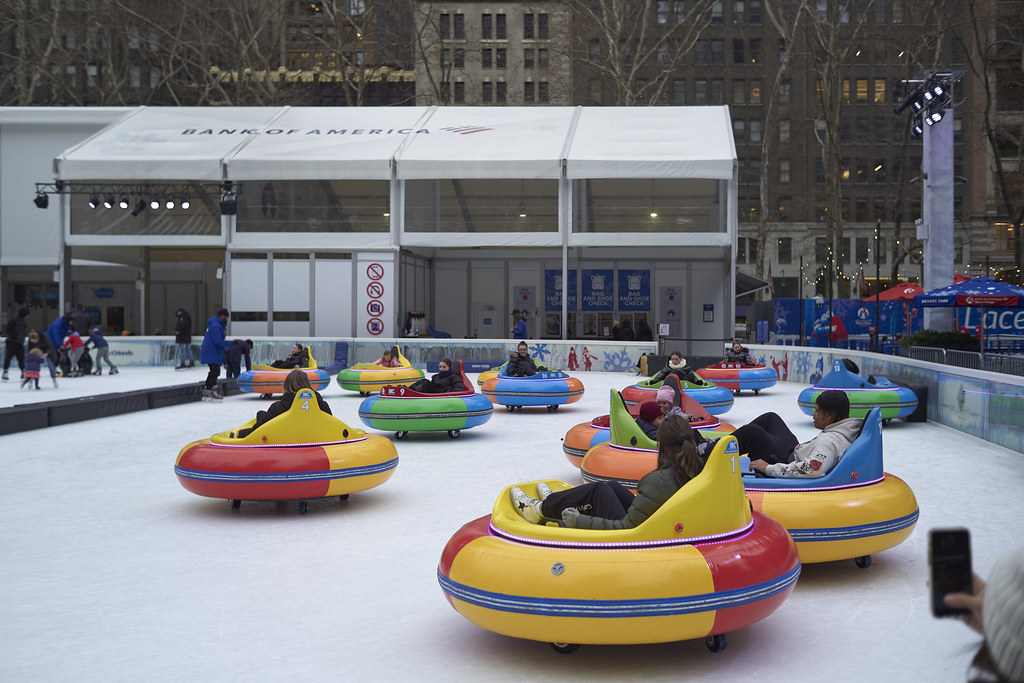 Bumper Cars NYC Midtown / Bryant Park Winter Village Bum… Flickr