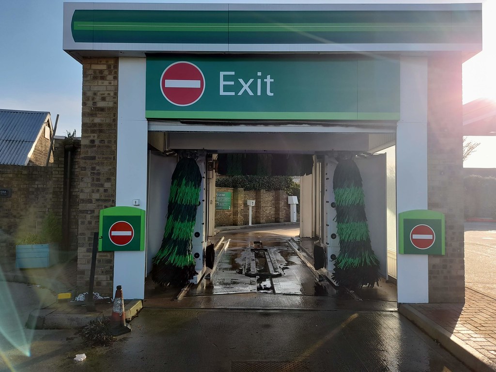 NEW BP car wash, Margate Took until 2023, but here's a spa… Flickr