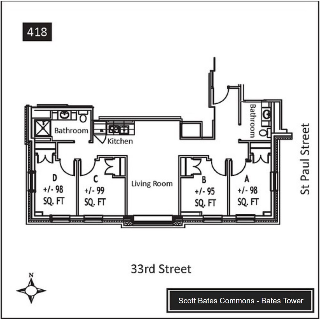 Bates Tower 418 JHU Housing Operations Flickr