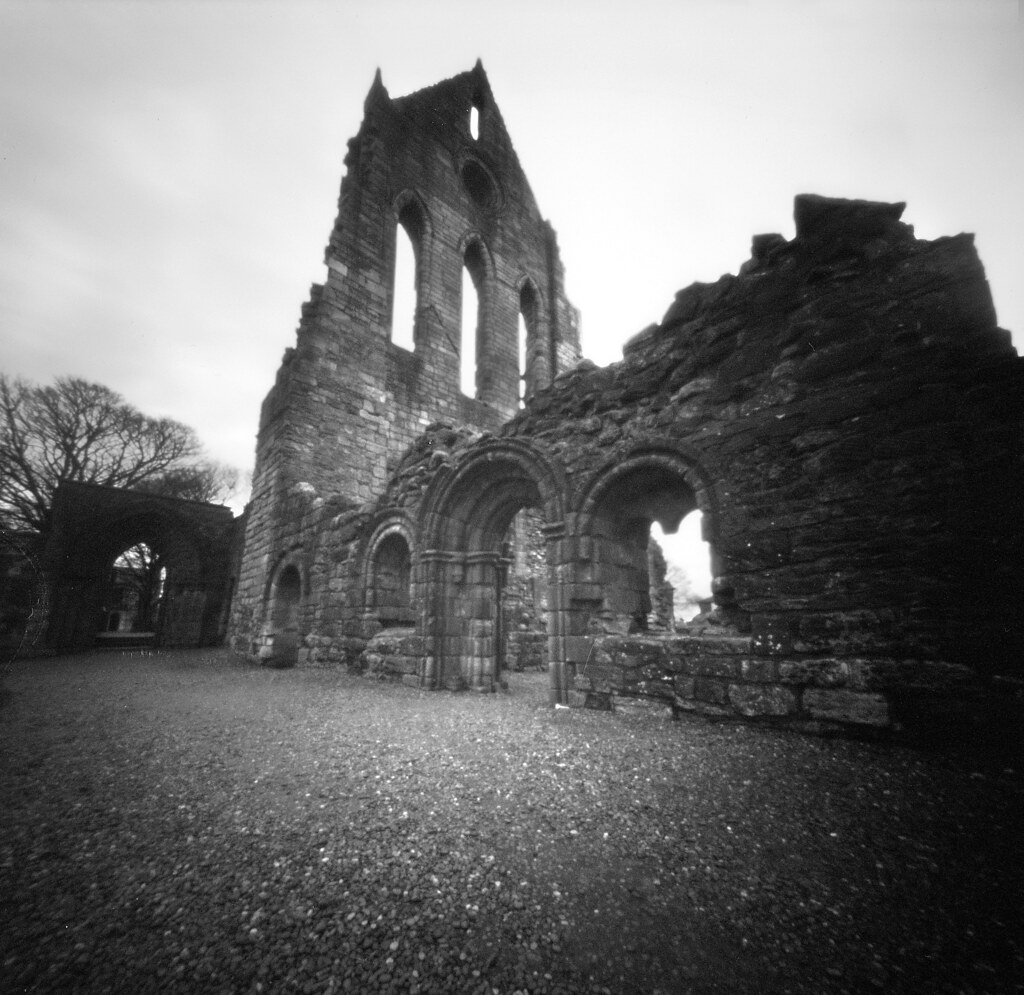 Kilwinning Abbey pinhole 4x4 inch xray film Howard Flickr