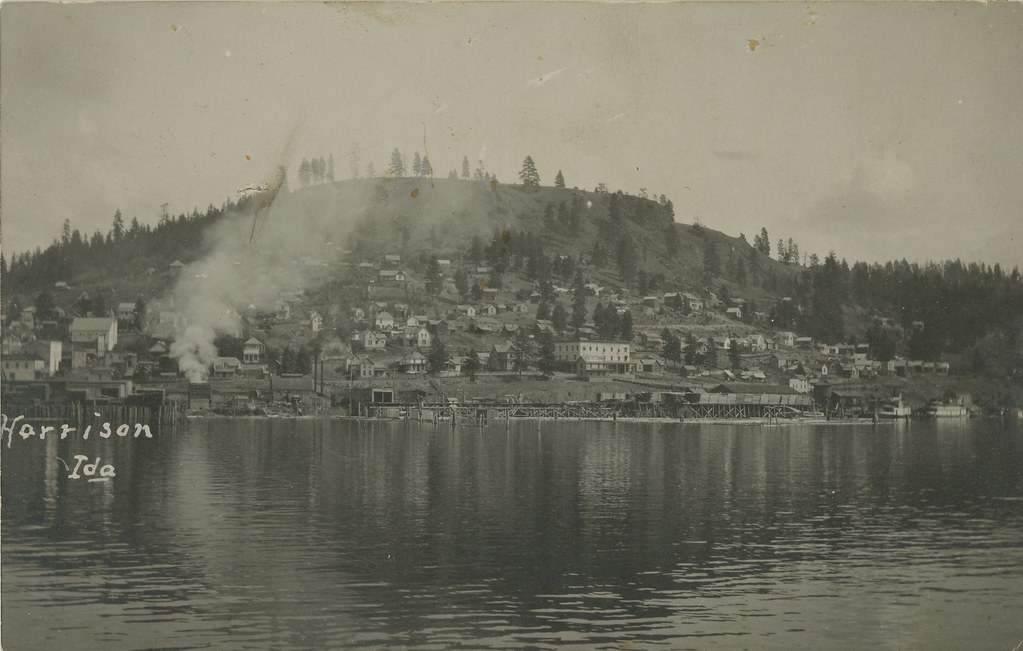 Waterfront, circa 1910 Harrison, Idaho Harrison Ida Date… Flickr