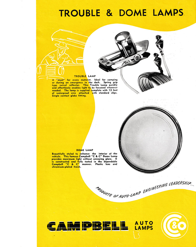 Vintage 1940s/50s Campbell & Co Automobile Lamps catalogue… Flickr