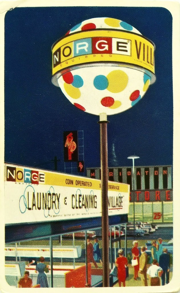 Laundry Village Artwork From a series of cards issue… Flickr