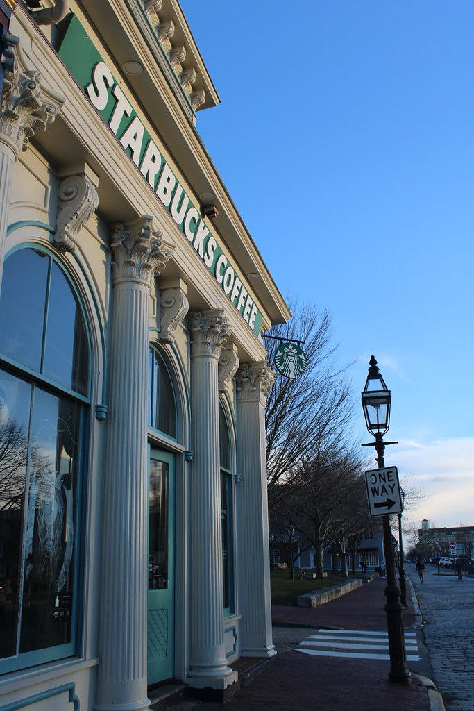 Starbucks Coffee; Newport, RI Far away exterior building … Flickr