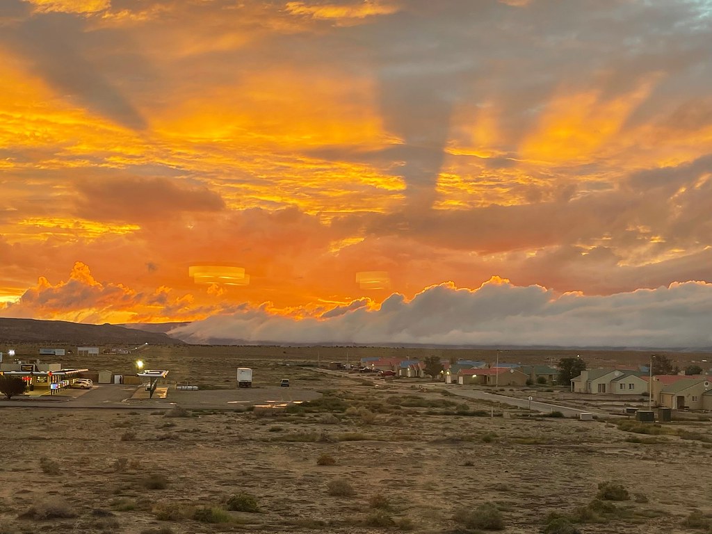 Sunset in Kayenta, Arizona, over the Navajo Reservation Flickr