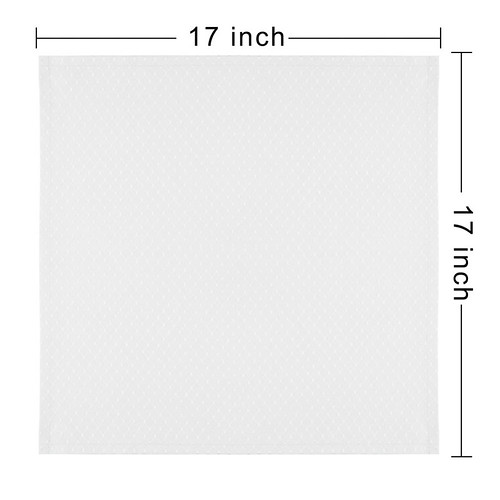 White Waffle Cloth Napkins Banquet, Stain Resistant Fabric… Flickr