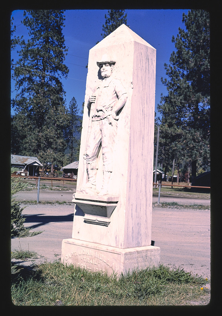 Captain John Mullan Trail sign, Route 10, Saint Regis, Mon… Flickr