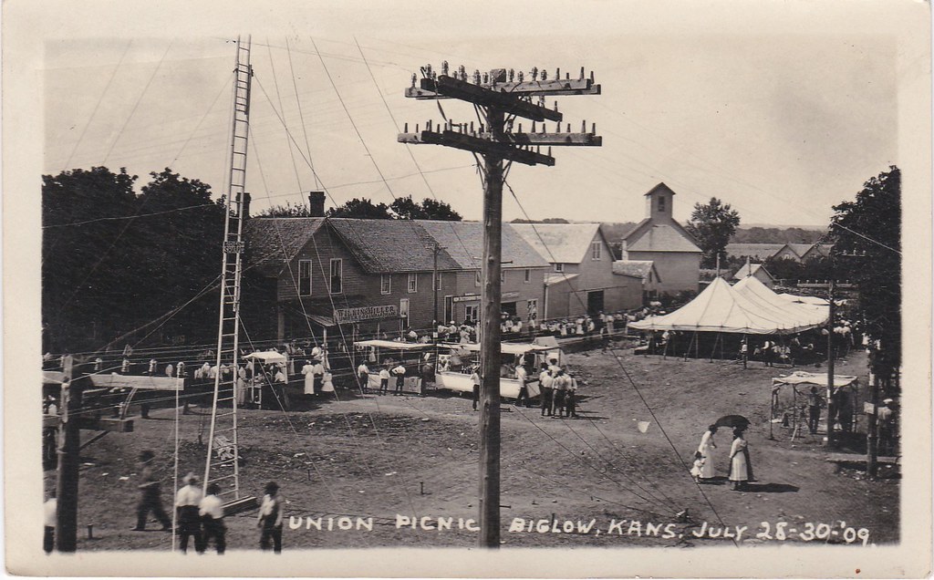 Union Picnic, Bigelow, KS, July 2830, 1909 BR Museum Flickr
