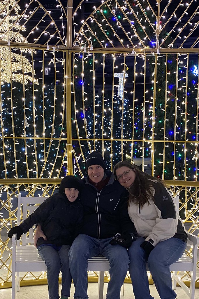 The family Christmas Light Maze & Village Nicholas Smith Flickr