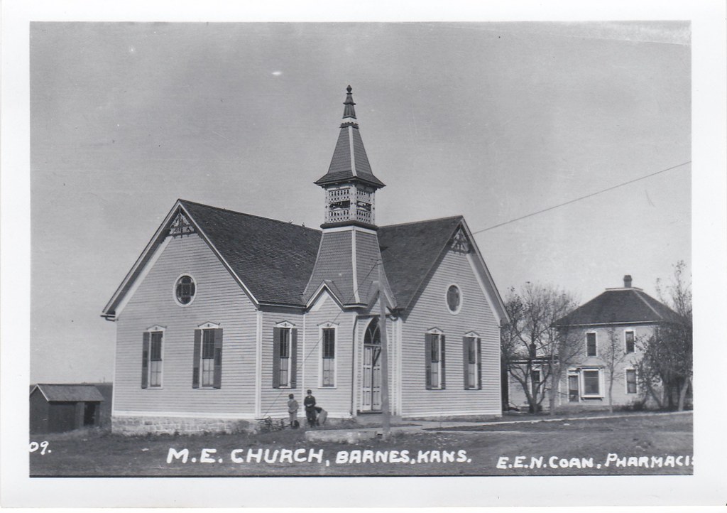 Methodist Church, Barnes, KS BR Museum Flickr