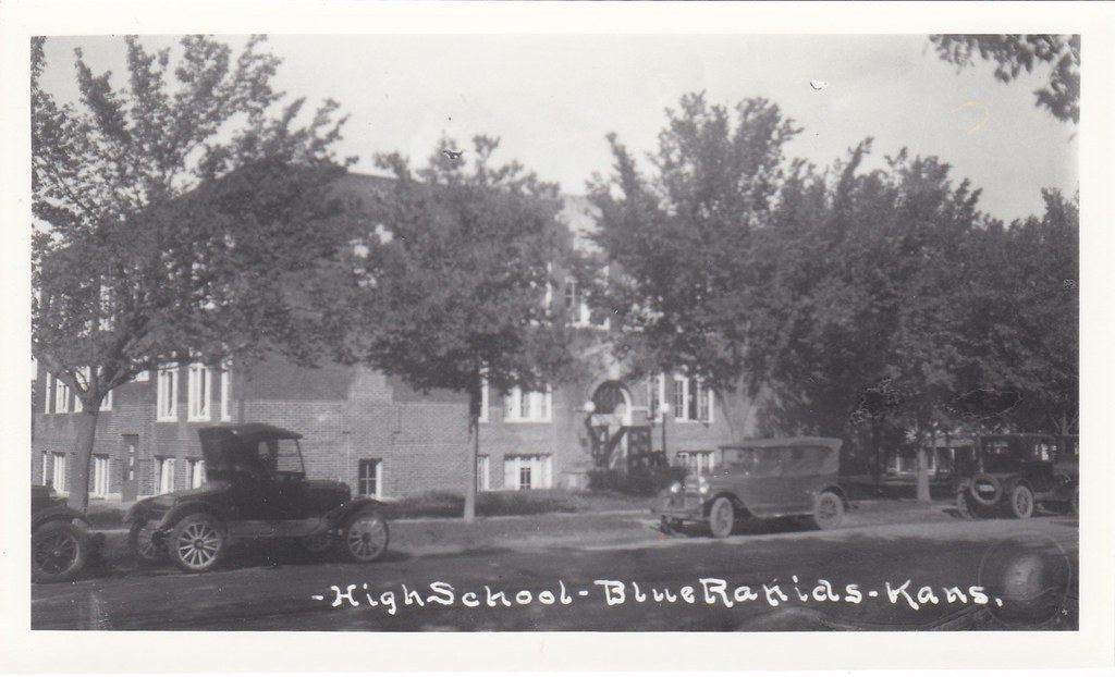 High School, Blue Rapids, KS BR Museum Flickr
